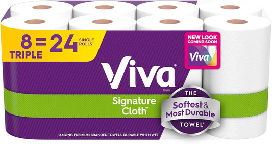 VIVA SIGNTR CLTH TRPL CAS TWL 8 PK 129